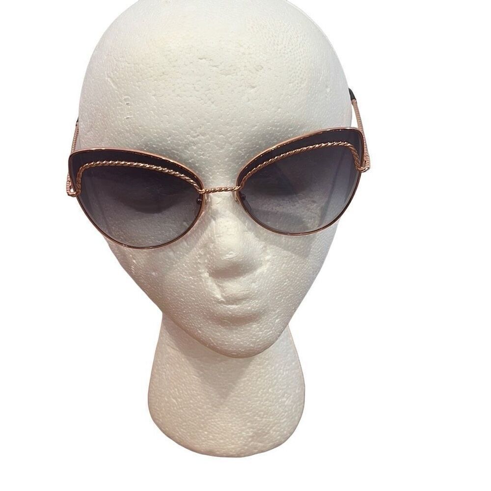 Marc Jacobs Marc255/S DDB90 Rose Gold Cat Eye Rope Sunglasses & Case
